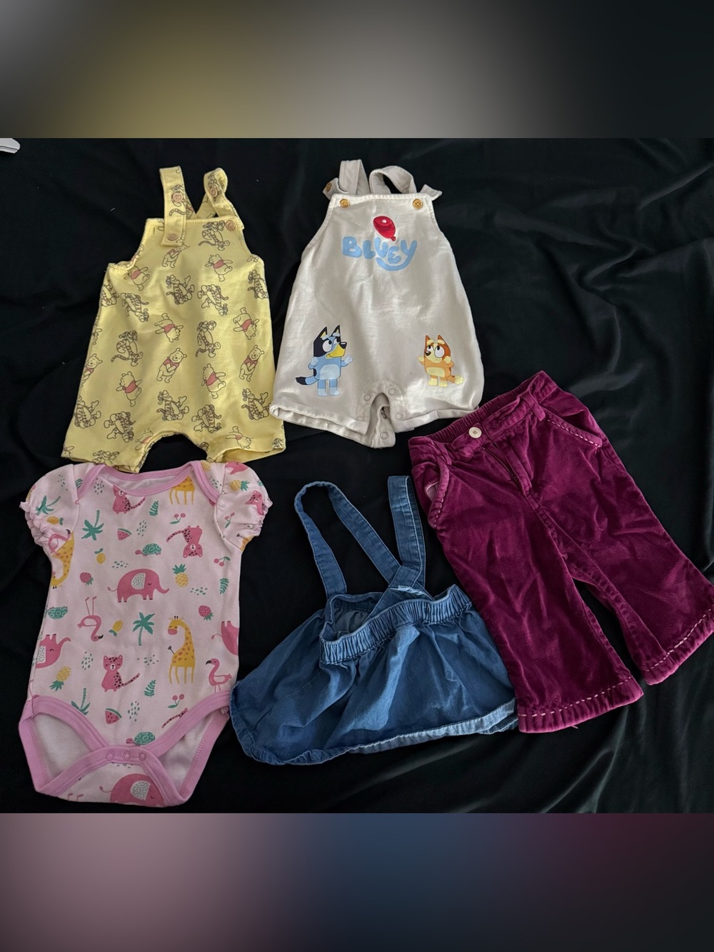 Baby Girl 6-9 Month Clothes Lot 5pc